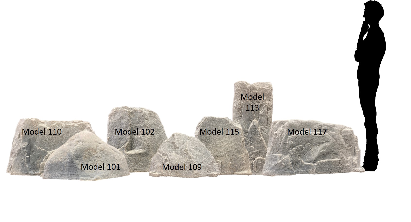 Medium Size Rcks Sizing – Fake Rock Camo